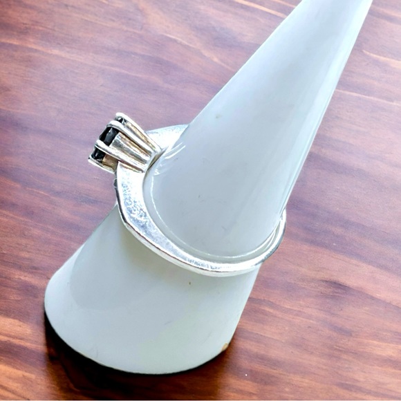 🌺Vintage Art Deco Sterling & Spinel Ring - Picture 12 of 13